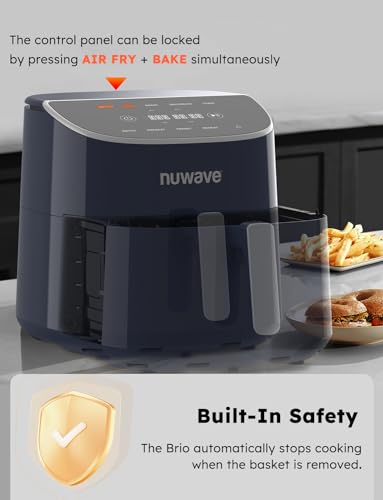 Brio Plus 8 Qt Air Fryer (Deep Blue)