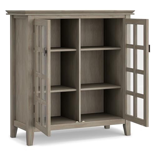 Artisan 38" Wide Solid Wood Cabinet in Distressed Grey (Distressed Grey / 38 inch)