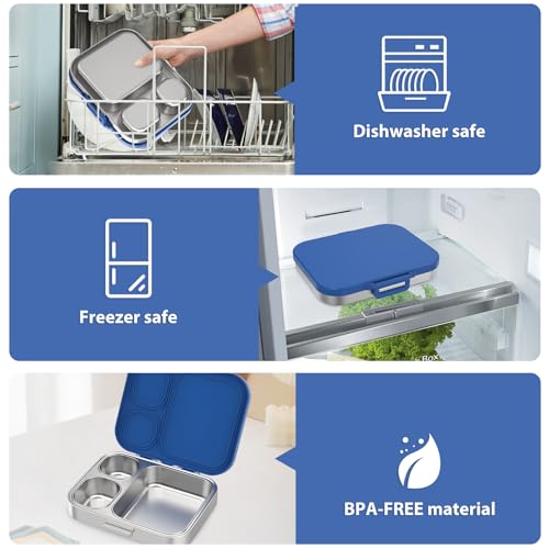 Stainless Steel Bento Lunch Box for Kids
