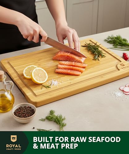 Wooden Cutting Boards for Kitchen Meal Prep & Serving (3-Piece (Gift_Set) / Natural)