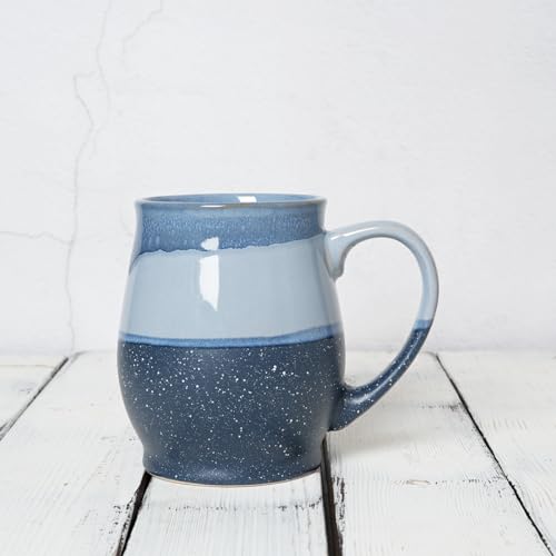 Extra Large Ceramic Coffee Mug (Blue)
