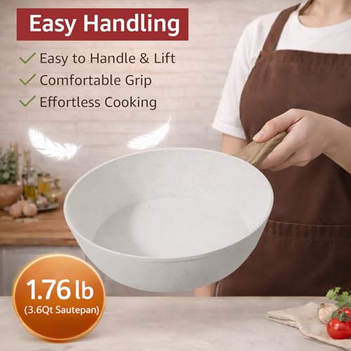 24Pcs Pots and Pans Set Non Stick