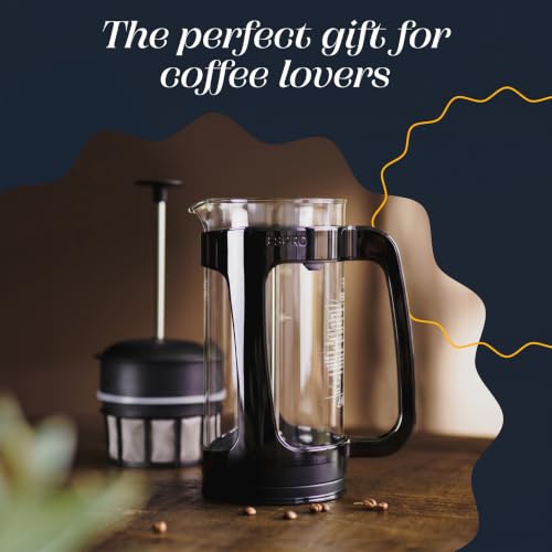 P3 French Press Coffee Maker (Black / 18 oz)