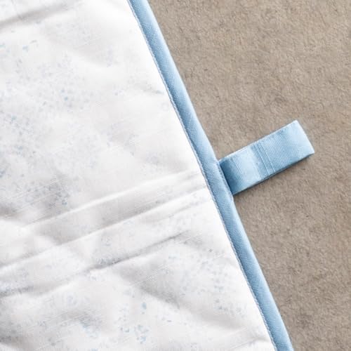 Double Oven Mitts 100% Cotton Double Oven Glove (012 - Fleurs De Mai / 7" x 35" (Double Oven Mitt))
