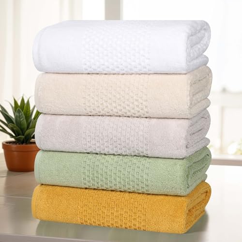 Playa Zero Twist Cotton Medium Weight Towels (6 Piece Hand Towel / Silver)