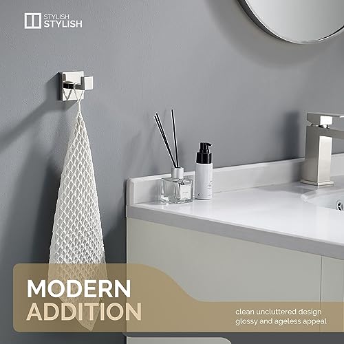 Bathroom Towel Hook (1 Pack / Polished Chrome)