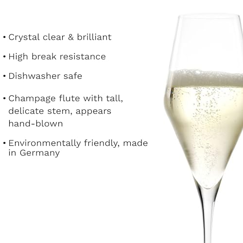Quatrophil Champagne Glasses Crystal