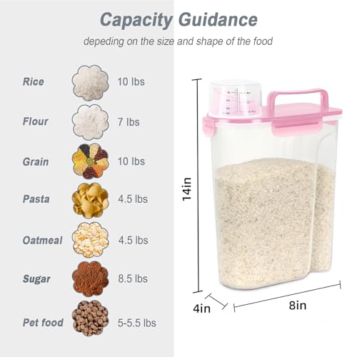 Airtight 10LBS Rice (Rose Pink / 5L-1pack)
