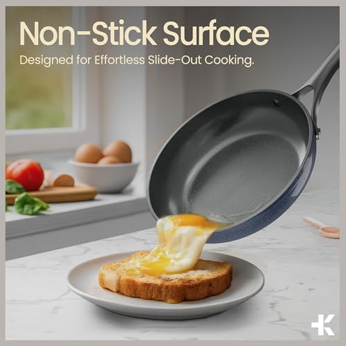 Bakken 12 Piece Ceramic Cookware Set (Blue / Pack of 12)