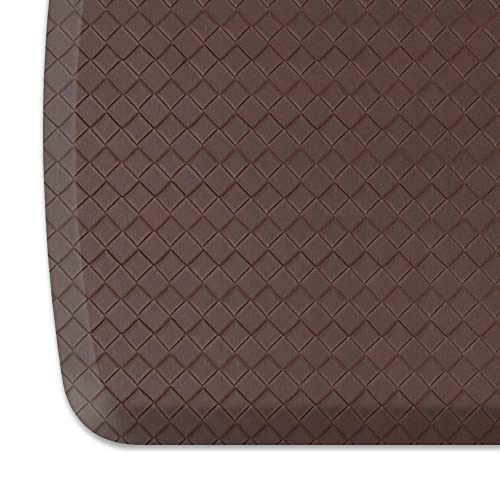 Elite Premier Gel & Foam Anti (36"L x 20"W x 0.8"Th / Basketweave Truffle)