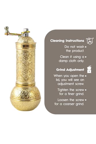 Decorative Manual Coffee Grinder (Yellow)