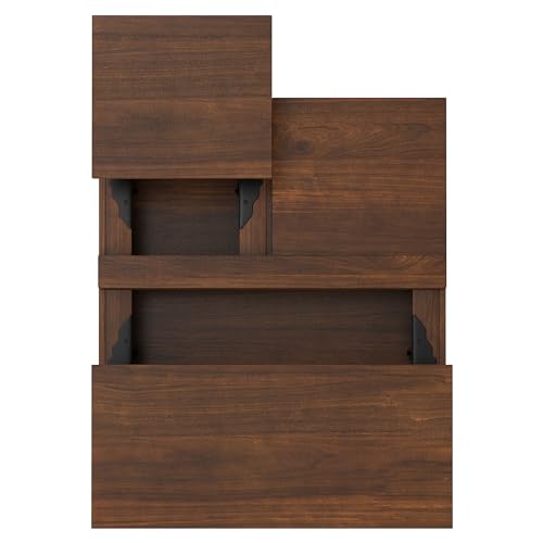 Hunter 32" Wide Walnut Veneer Square Lift Top Coffee Table