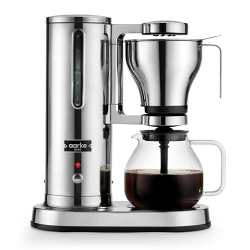 Drip Coffee Maker with 42oz Glass Carafe (Stainless Steel)