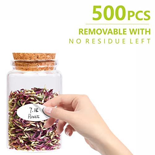 500 Removable Freezer Pantry Labels (500 Count)