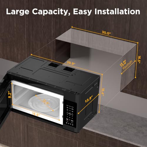 Over the Range Microwave Oven (1.7 Cu.Ft Black)