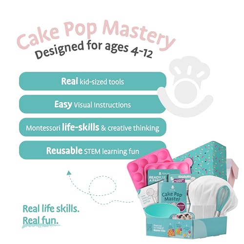 Kids Cake Pop Maker Kit (Cake Pop Making Kit)