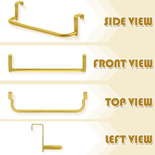 Over Cabinet Door Towel Bar (Gold)
