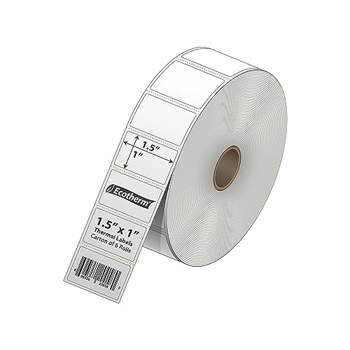 1.5" x 1" Thermal Labels (11400 Count)