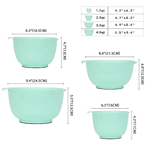 Mixing Bowls Set of 4 (Green)