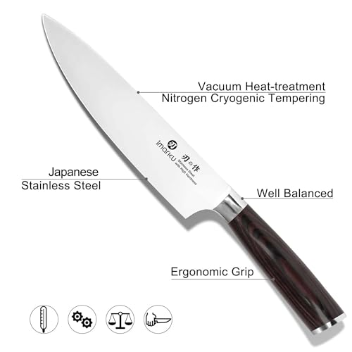 Japanese Chef Knife (Deep Brown)