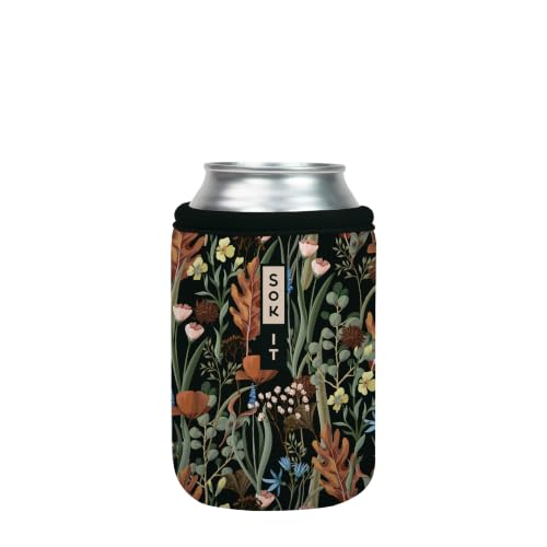 CanSok Sleeve for Beer & Soda Insulated Neoprene Cover (Forest Foliage / 12oz Can Sleeve)