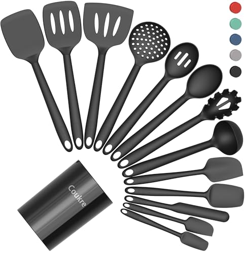 Silicone Kitchen Cooking Utensils Set (14 Count)