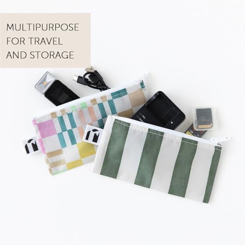 Roamio Reusable Sandwich and Snack Bags (Stripe & Multi Check)