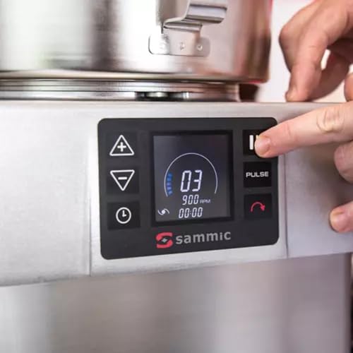 KE-8V (1050855) Food Processor Emulsifier, 8.5 Qt (8 L) Stainless Steel Bowl, Variable 10-Speed 300-3000 RPM, Reverse Function, Digital Control, Cut and Mix Scraper, 3 HP, Countertop Electric