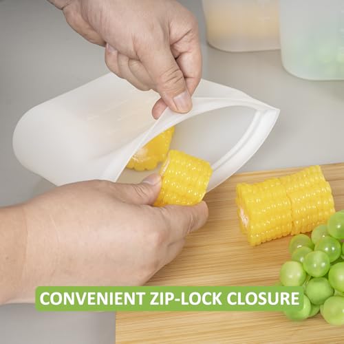Reusable Sandwich & Snack Bags (Translucent | S+XS | 8 Pack)