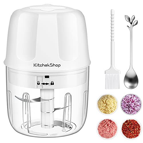 Electric Garlic Chopper (300ML / White)
