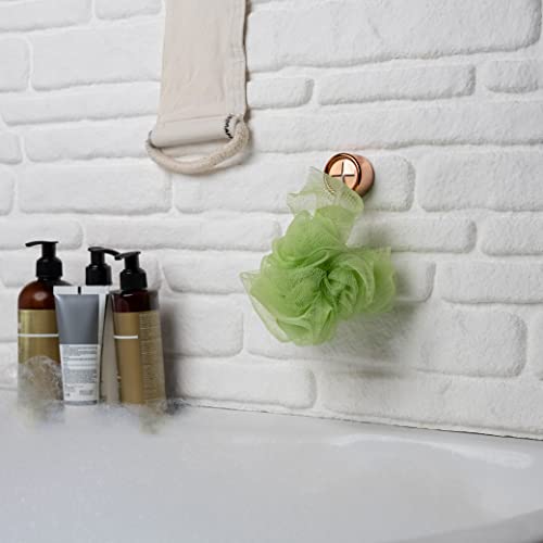Towel Hooks Dish & Hand Towel Holder (8 Pack / Rose Gold)