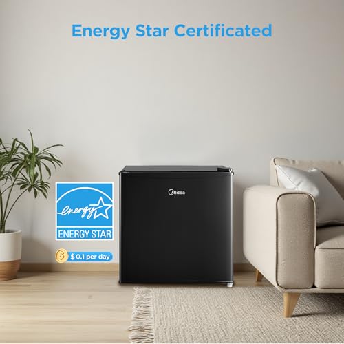 1.7 Cu.ft Mini Fridge (Black / 1.7 Cubic Feet)
