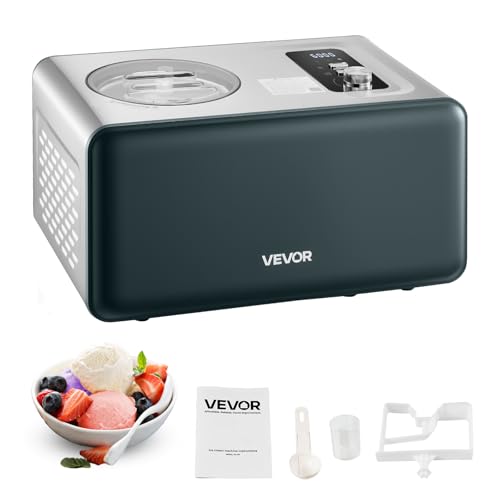 Automatic Ice Cream Maker with Built (Horizontal 1.5 Quart)