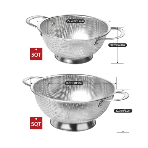Premium Stainless Steel Colander for Kitchen