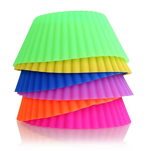44270 Reusable Silicone Baking Cups and Cupcake Liners (2.75" Dia(top) x 1.25" tall and 1.8" Dia (bottom))