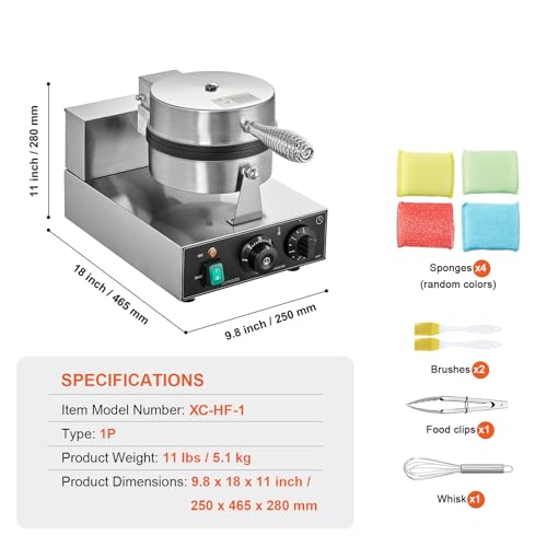 Commercial Waffle Maker (1*4Pcs)