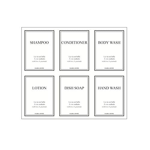 Beauty Bathroom Preprinted Labels (2 Count)