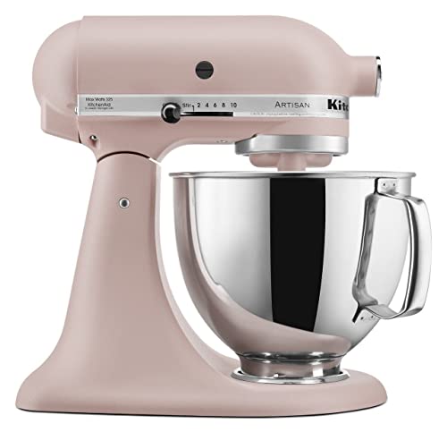 Artisan, 5-Qt Tilt Head Stand Mixer, KSM150PS, Feather Pink (Feather Pink)