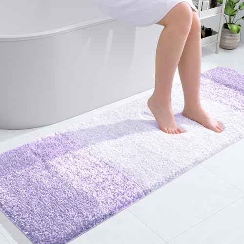 Bathroom Runner Rug 59x20 (59" X 20" / Light Purple)