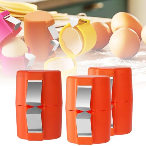 3 Pcs Egg Shell Opener Remover (Orange / 3 Pcs)