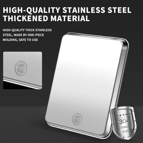 Stainless Steel Drain Tray (Silver / 12.5 x 9.8 x 0.98 in)
