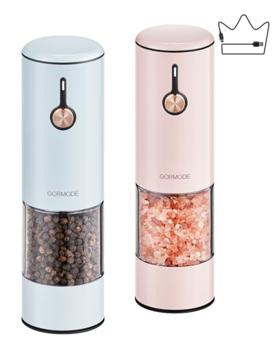 Electric Pepper Grinder and Salt Mill Set (2 Count)
