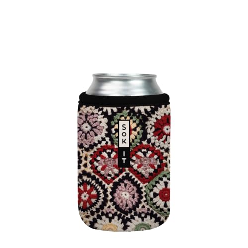 CanSok Sleeve for Beer & Soda Insulated Neoprene Cover (Close Knit / 12oz Can Sleeve)