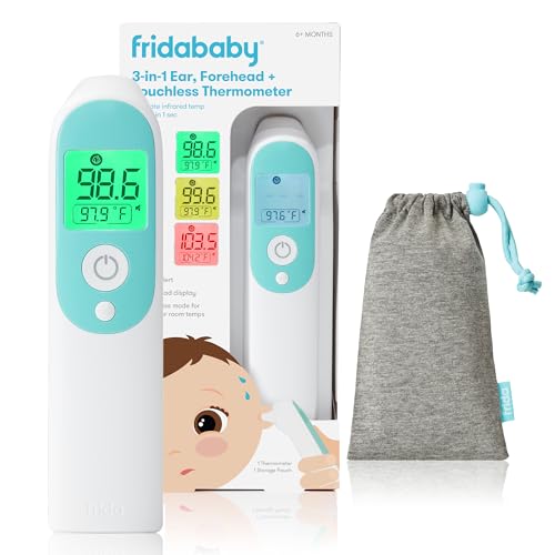 Baby 3-in-1 Infrared Thermometer for Ear, Forehead & Touchless (Infrared Thermometer)