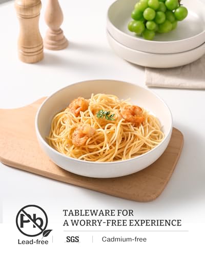 Milkyway 33 oz Pasta Bowls Set of 8 (Matte White / Set of 8)