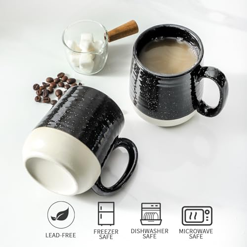 Coffee Mugs Ceramic (Black / Set of 6)