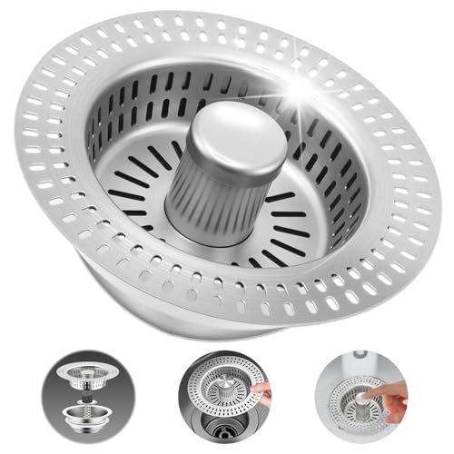 3 in 1 Kitchen Sink Drain Strainer