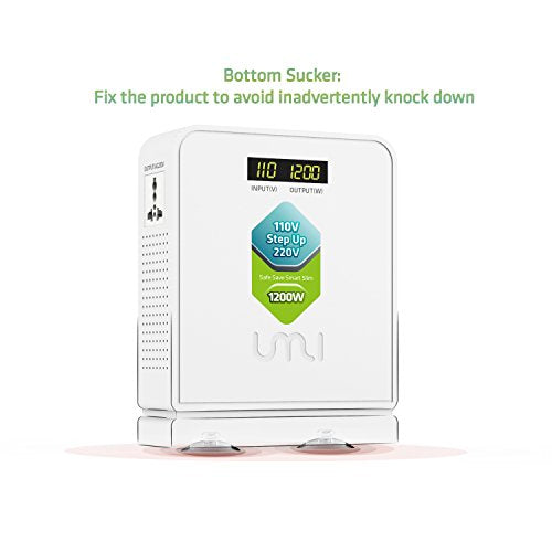 1200W 110 to 220 Voltage Step up Converter Europe Appliance Use in US (1200W)