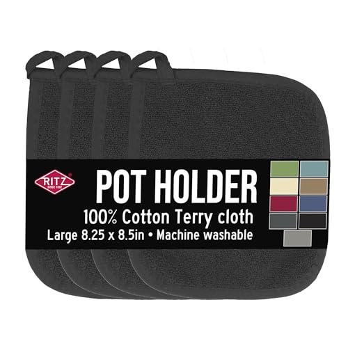 Terry Potholder & Hot Pad (4 Count)