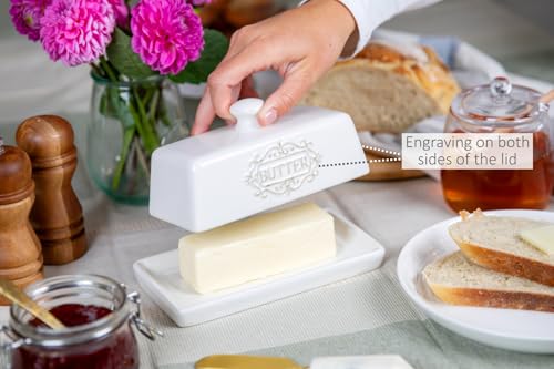 Ceramic Butter Dish with Lid